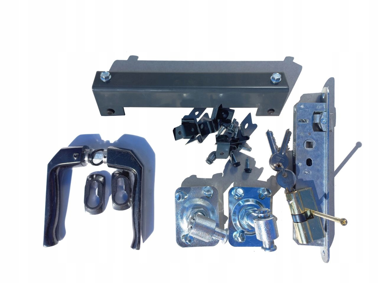 furtka 170cm antracyt grafit PANELOWA dwa SŁUPKI RAL7016 ogrodzeniowa 173cm EAN (GTIN) 5903515972273