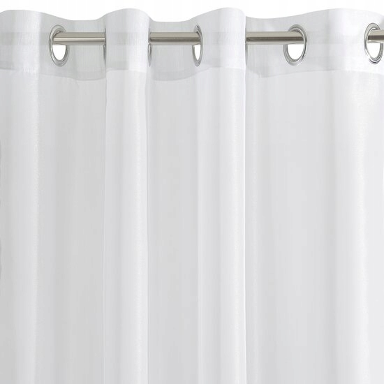 

Esel Biała Firana Z Etaminy 400x250 cm Przelotki