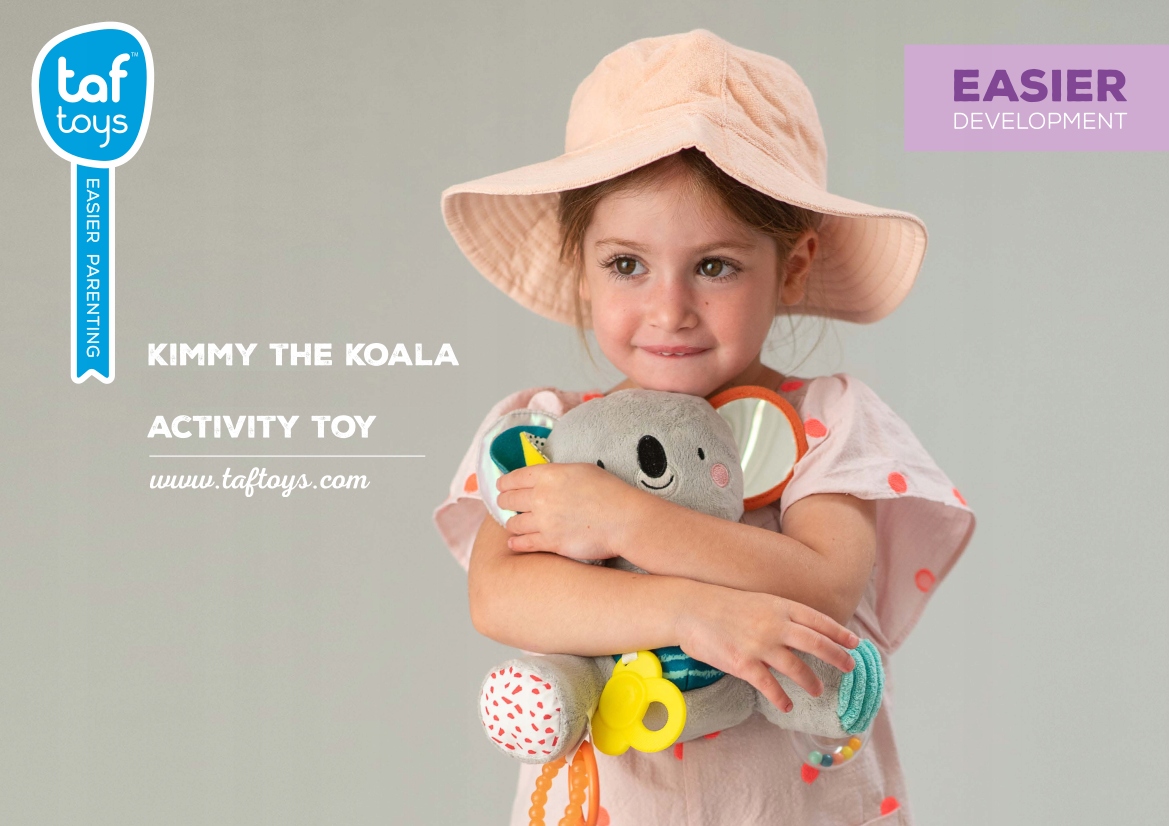 Interaktywna Pluszowa Zabawka Koala Kimmy z Gryzakiem Taf Toys 0m+ EAN (GTIN) 605566128153