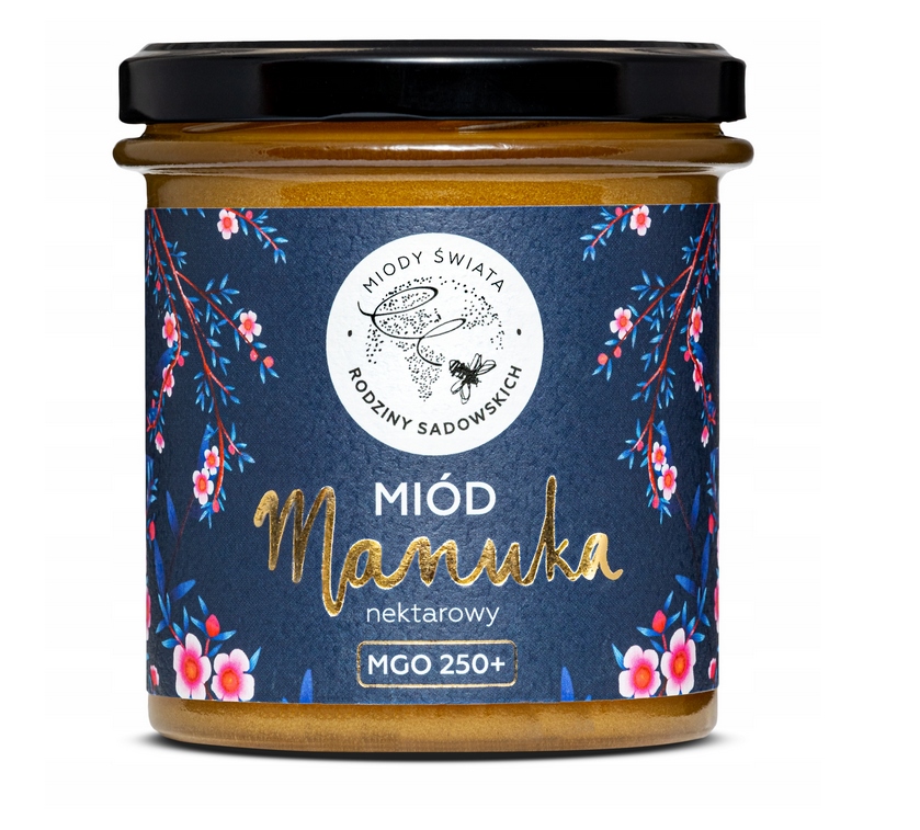 Levně Nektarový med manuka Mgo 250+ Pasieki Rodziny Sadowskich 0,45 kg