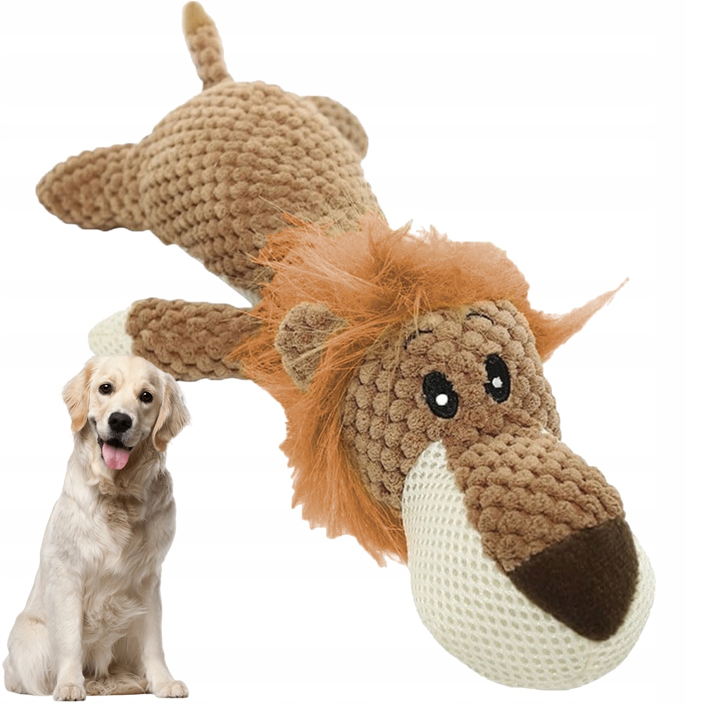 Levně Plyšák Hračka Pro Psy odolná, antistresová, interaktivní, 36 cm