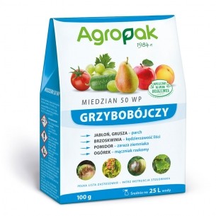 

Miedzian 50 Wp na parcha, zarazę 50g Agropak