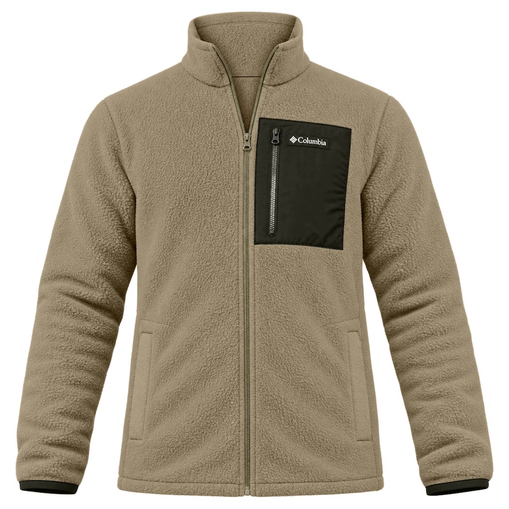 Columbia Jasper Ridge Pebbled Full Zip Mikina fleecová Stone XL