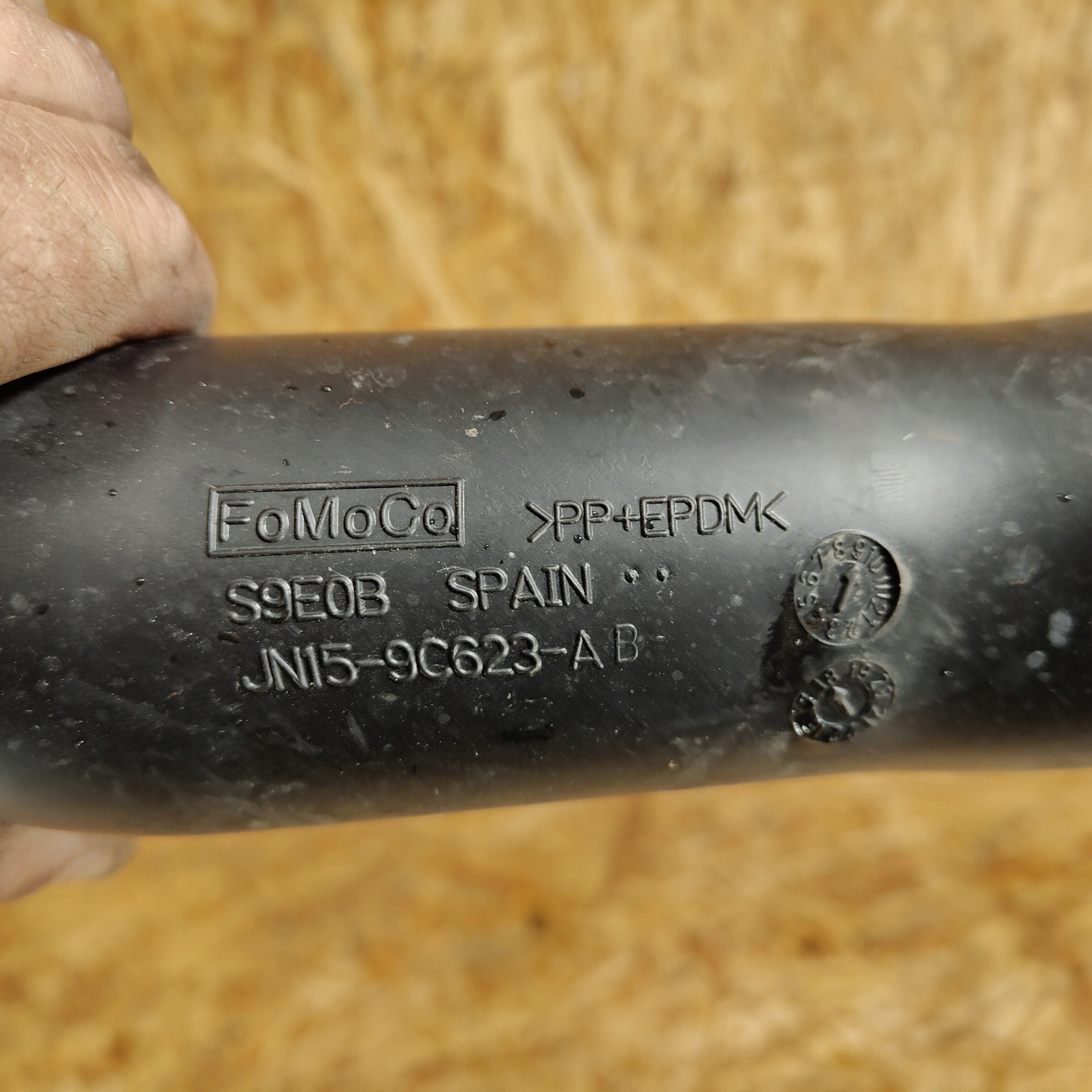 pipe air hose FORD ESCORT MK2 LIFT 1.0