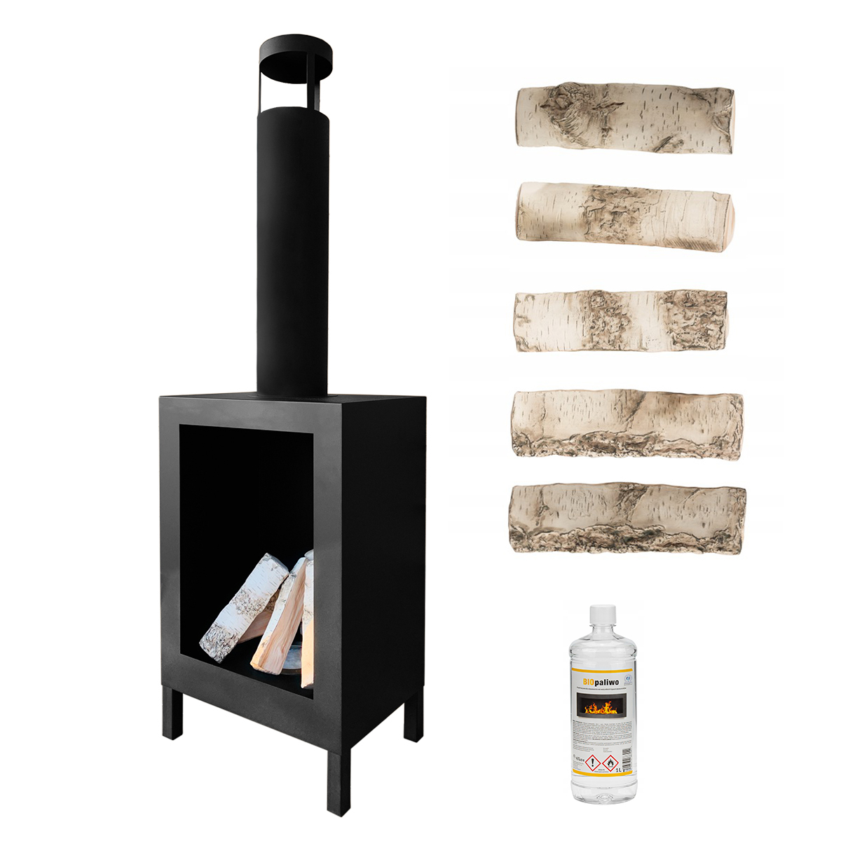 Stojící Biokrb Koza, volně stojící Dřevo