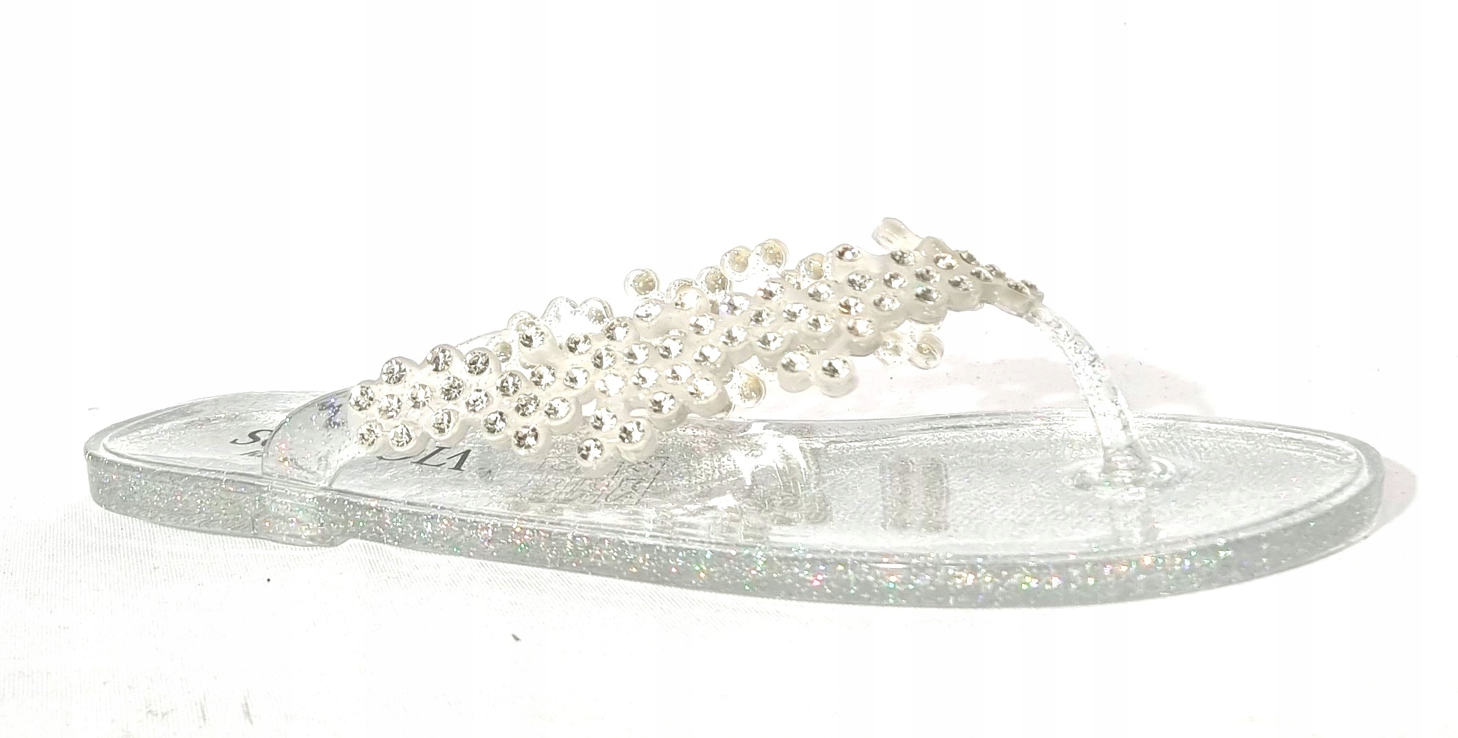 Scaviola Silikonové lesklé žabky G-65 r37