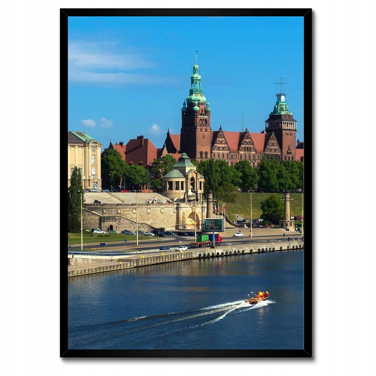 Plakáty v rámu 50x70 Chrobreho hřídele Štětín