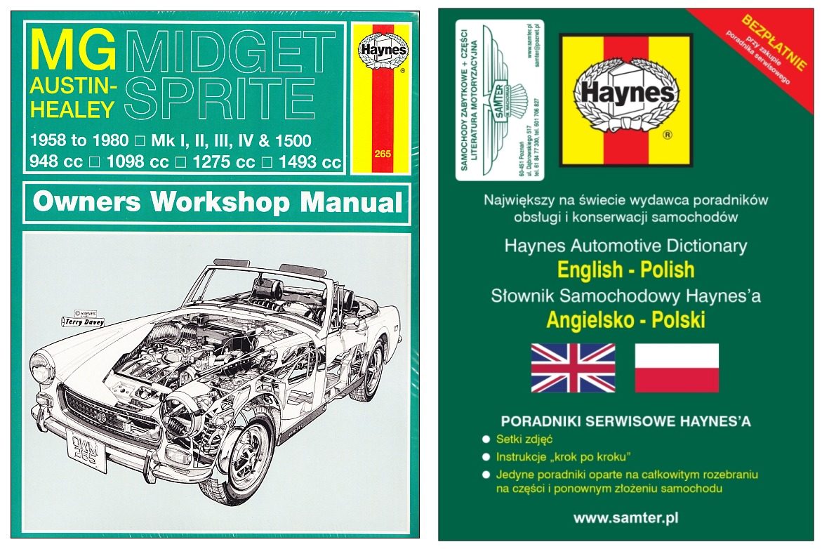 MG Midget Austin-Healey Sprite (1958-1980) Frogeye