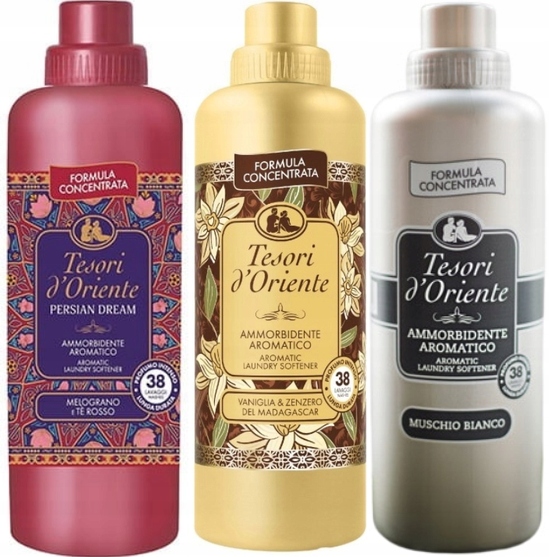 Levně Tesori d'Oriente Sada 3 italských oplachovacích přípravků 760 ml Pvm