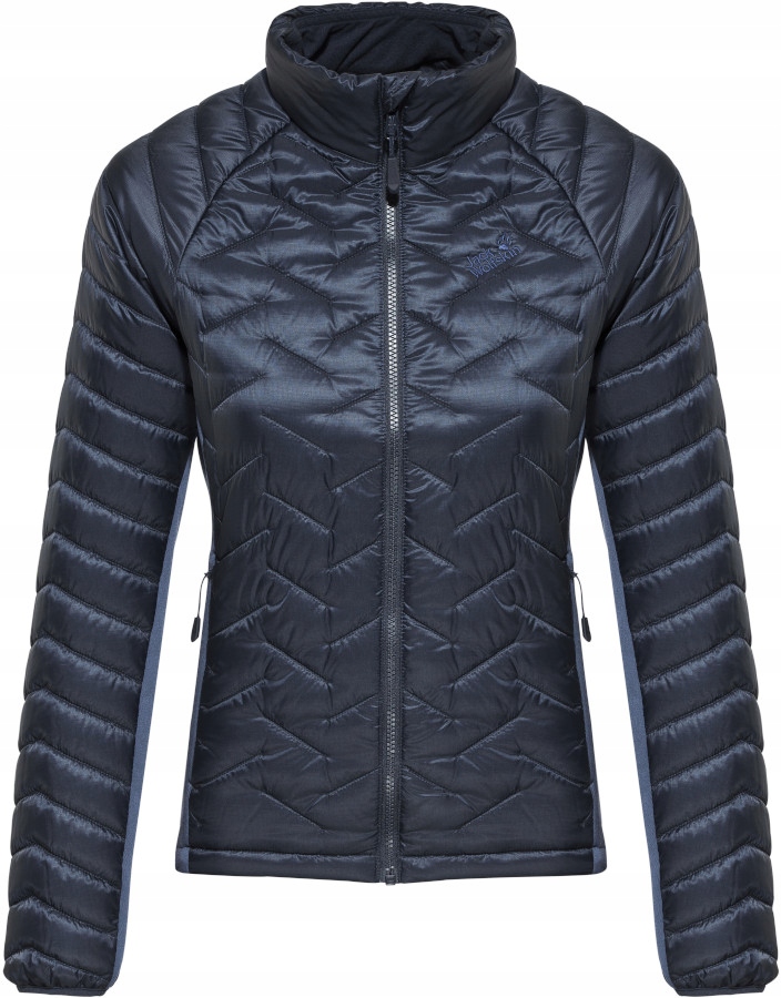 Dámská přechodová prošívaná prodyšná bunda Jack Wolfskin, modrá, velikost M