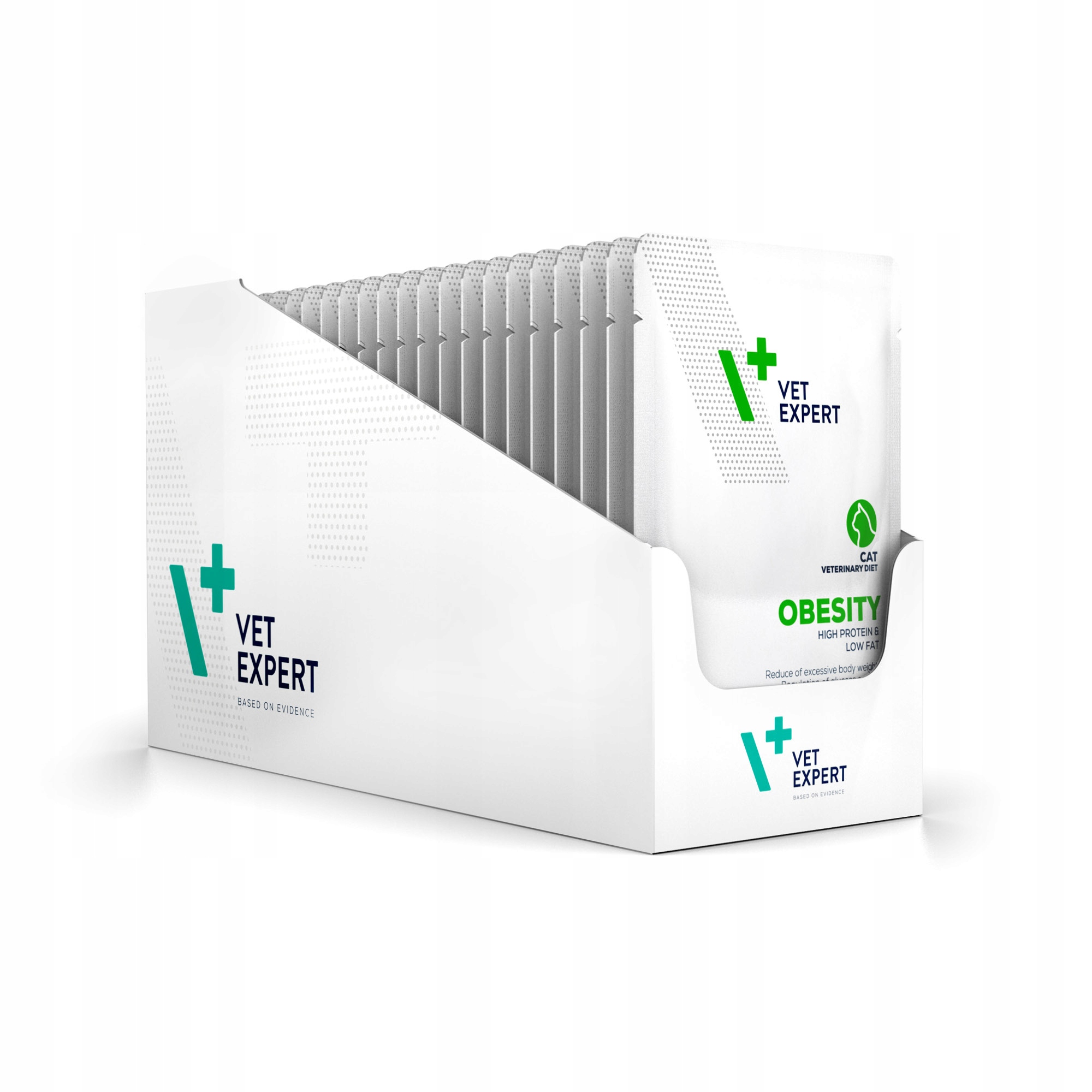 Mokra karma dla kota Vet Expert Obesity Cat saszetka12x100g na nadwagę