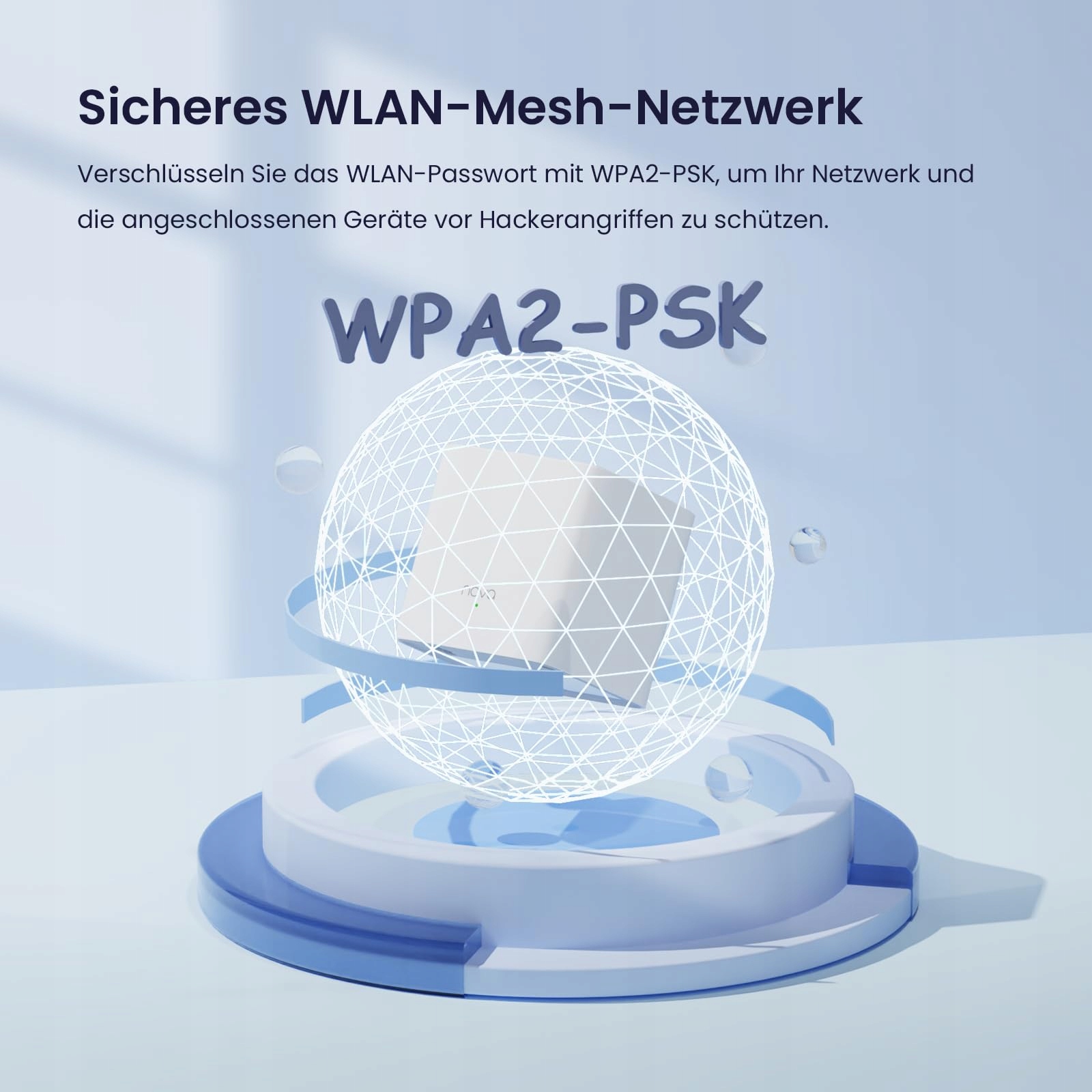 TENDA Nova MW3 System Mesh WLAN AC1200 Dual Band 2Pack Kompatybilny z Alexa — miniatura 7