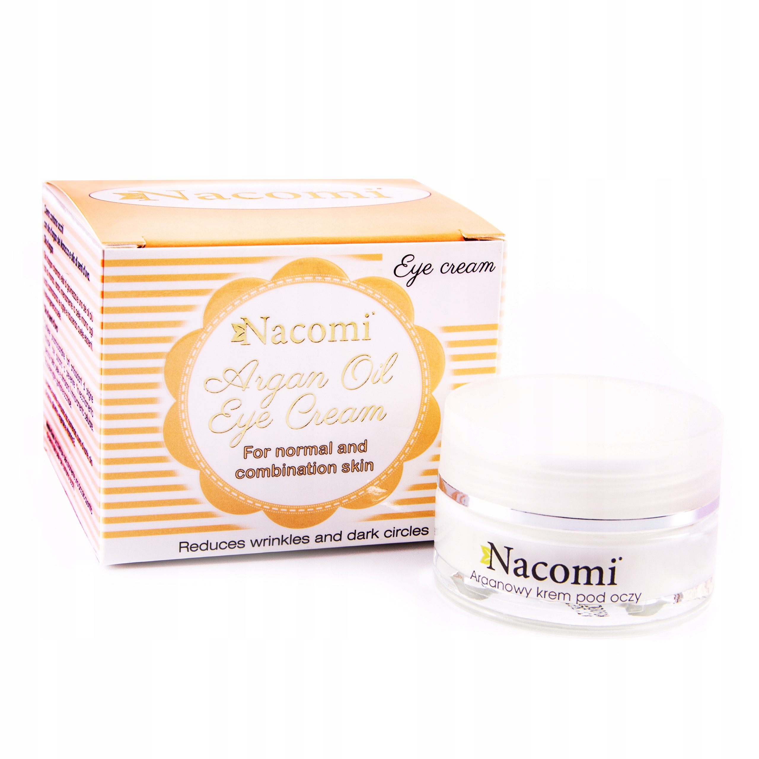 

Naturalny krem pod oczy Nacomi z olejem arganowym