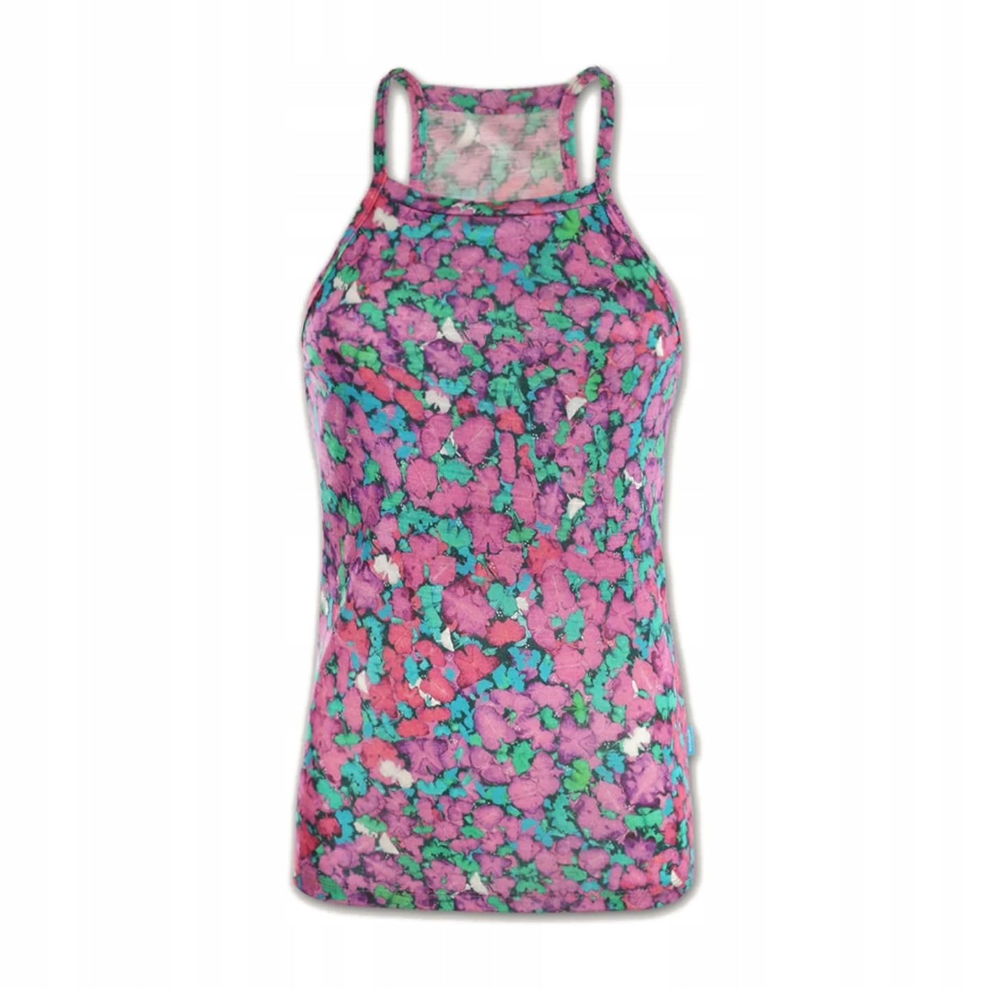 Tanktop damski na cienkich ramiączkach z wełny merino 100% pinkpilio XL