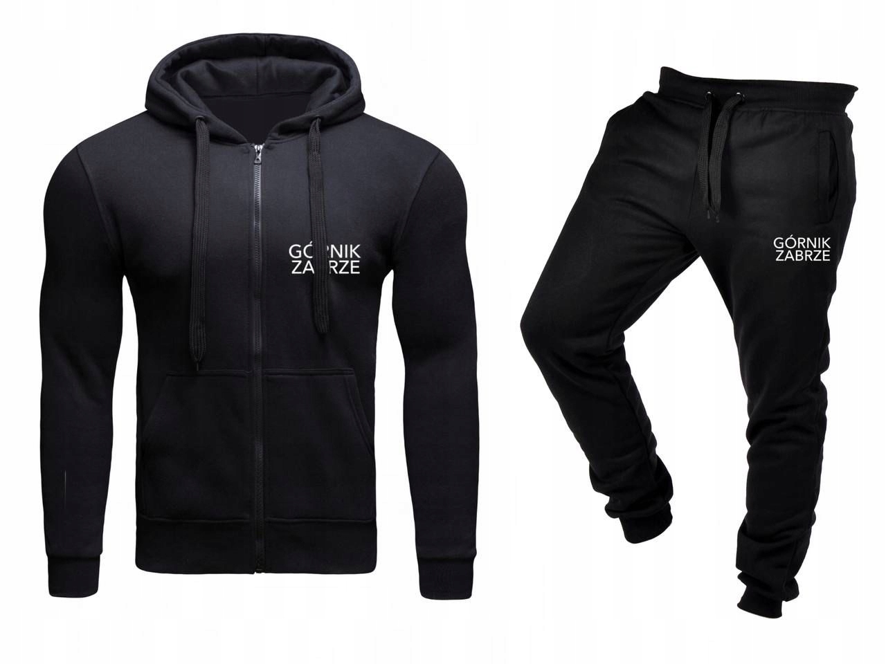 Tepláková Souprava Teplákovka Horník Zabrze Pánský Rozepínací Černá M