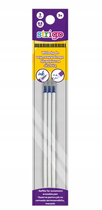 WKŁAD DO DŁUGOPISU WYMAZYWALN (3) STRIGO A'72 3961