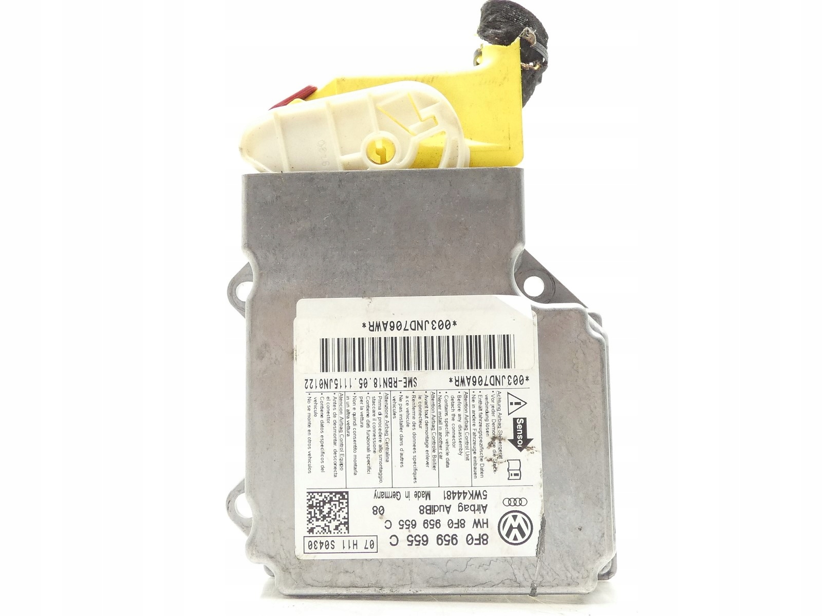 modulo SENSOR airbag POWIETRZNYCH airbag AUDI A5 8T 8F CABRIO 8F0959655C