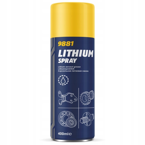 

Mannol 9881 Smar Litowy W Sprayu 400ml aerozol