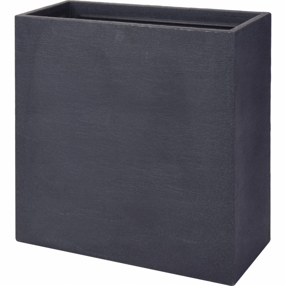 Samozavlažovacia sadzačka 60 × 20 × 19 cm antracitová
