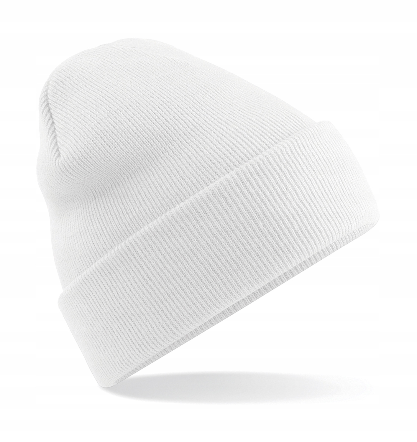 

Miękka zimowa Czapka Beanie Beechfield B45 white