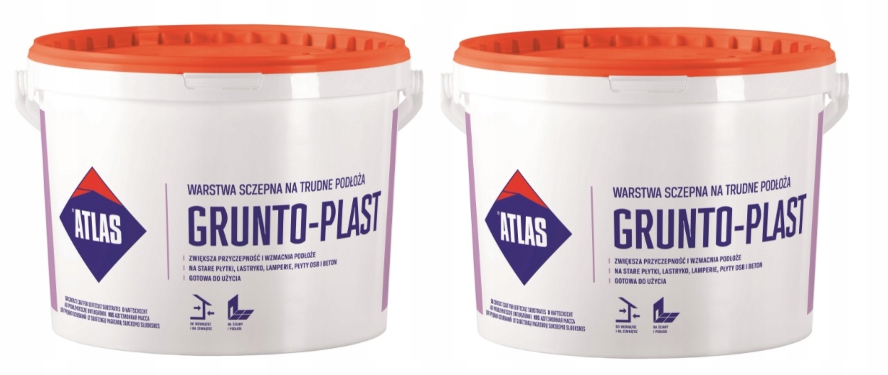 

Atlas Grunto-plast Na Trudne Podłoża Zestaw 10KG