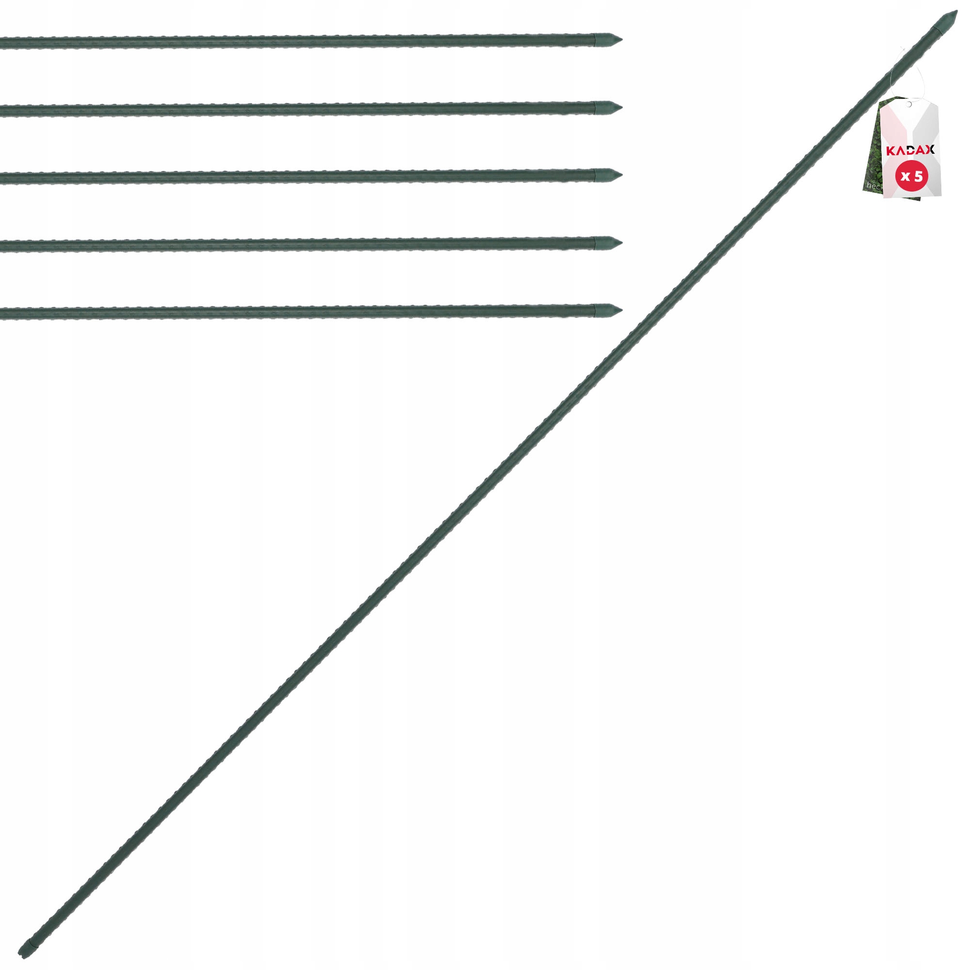

Tyczka Podpórka Roślin Stal Powlekana 180cm 5szt