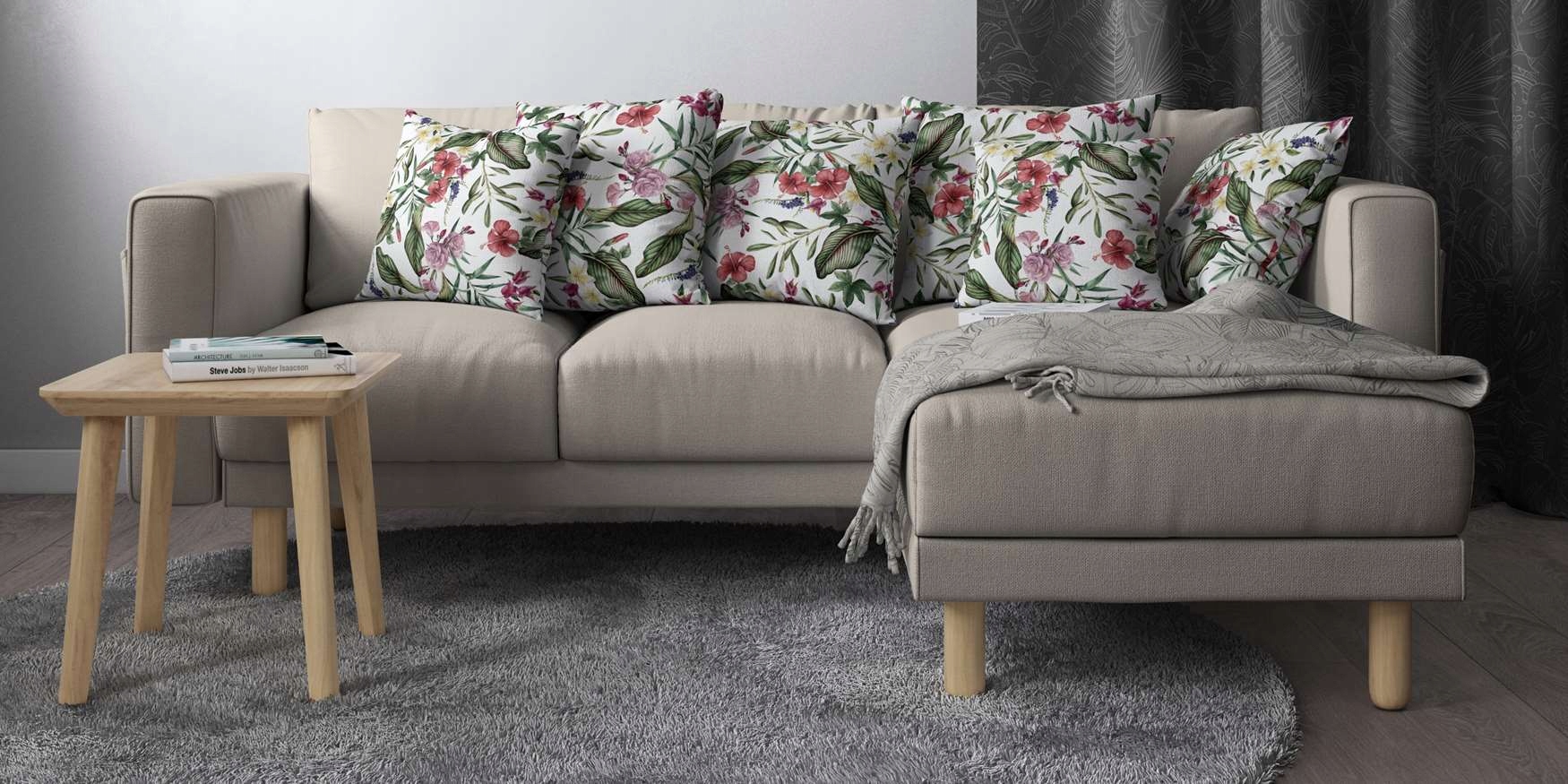 POSZEWKA NA PODUSZKĘ DEKORACYJNA 45x45 JASIEK 013 Wzór dominujący Kwiaty