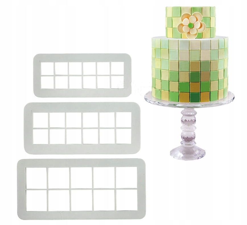 

Wykrawacze do masy cukrowej Kwadraty foremki