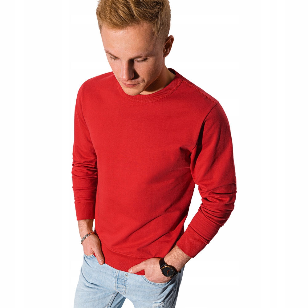

Bluza męska bez kaptura B1153 czerwona L