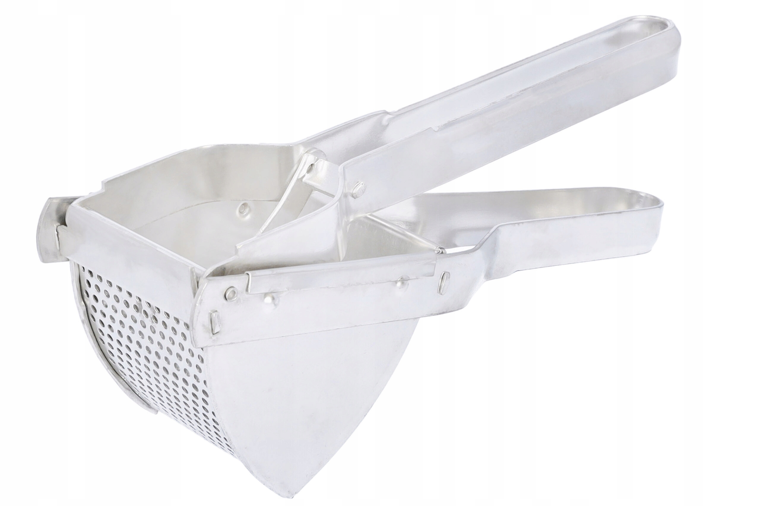 PRASKA DO ZIEMNIAKÓW STALOWA RĘCZNA MOCNA WYCISKARKA DO WARZYW SOLIDNA Marka inna