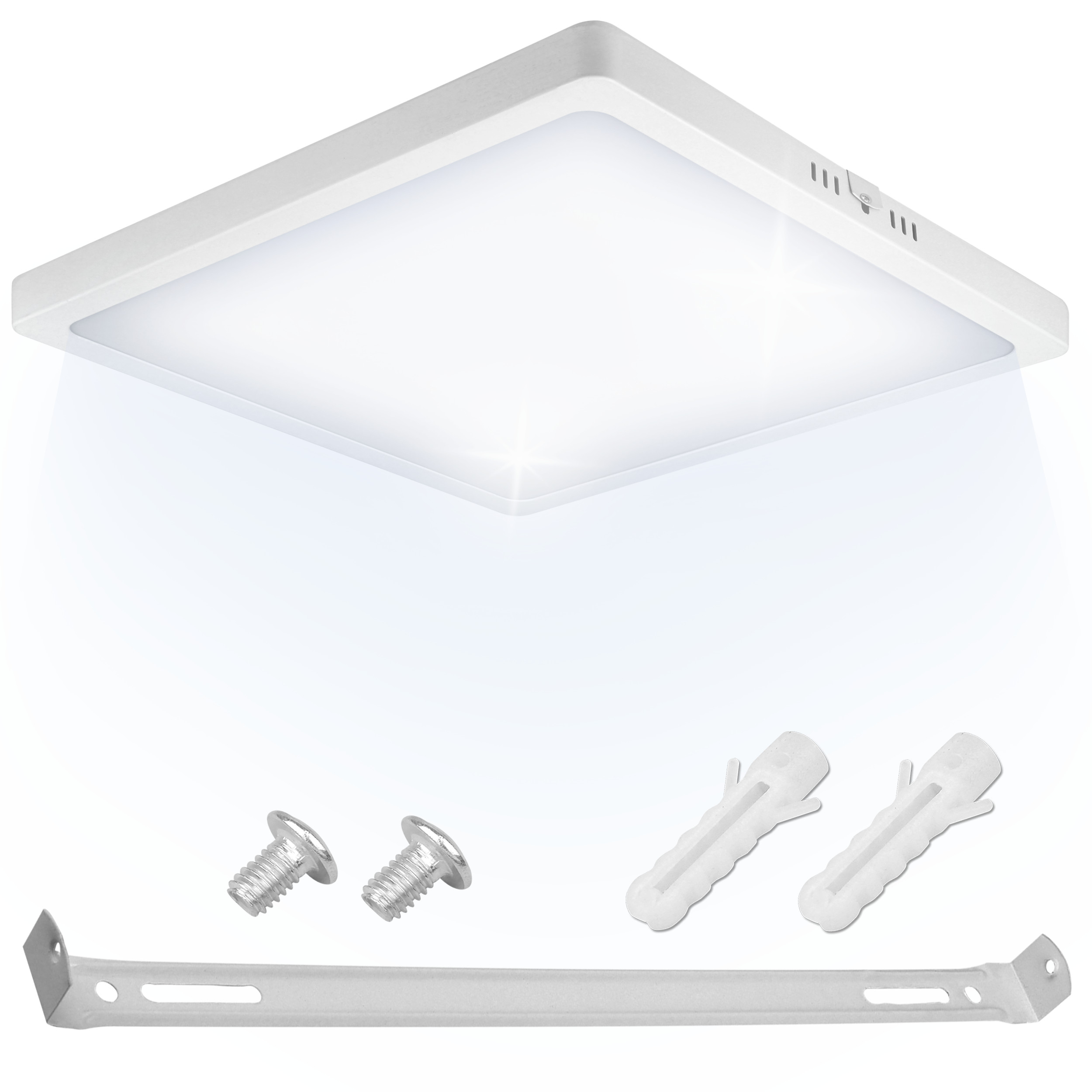 

Panel Led Plafon Kwadrat Natynkowy Sufitowy 24W