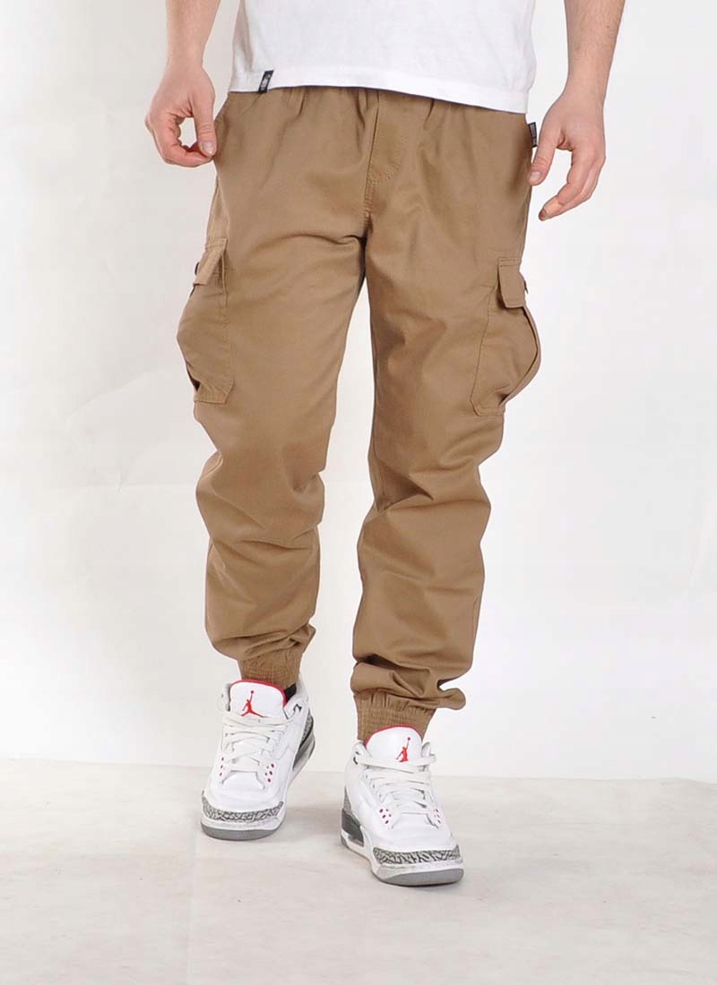 Spodnie L Bossline Cargo Jogger joggery karmel Marka Bossline