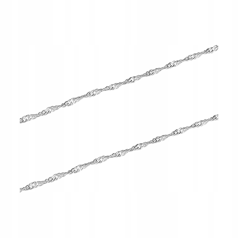 Stříbrný řetízek 925 s karabinou, unisex model R55