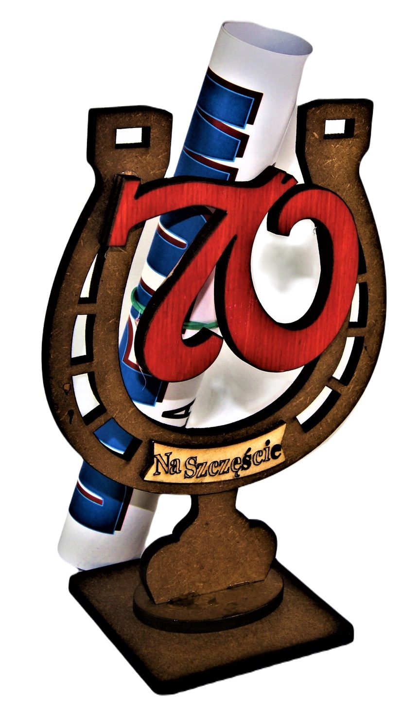 Vicces Ajándék 70. Születésnapi Hölgy Patkó Oklevél