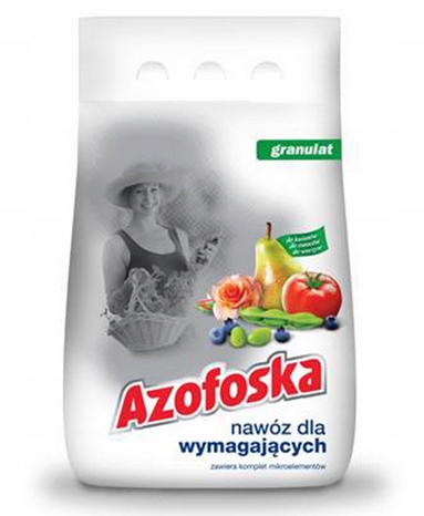 Nawóz Granulowany Azofoska 5KG Trawnik Owoce Sad