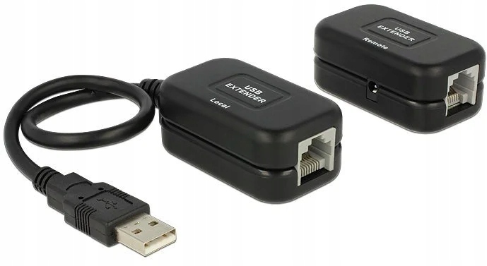 Przedłużacz PremiumCord USB 1.1 dla RJ45 do 60 m