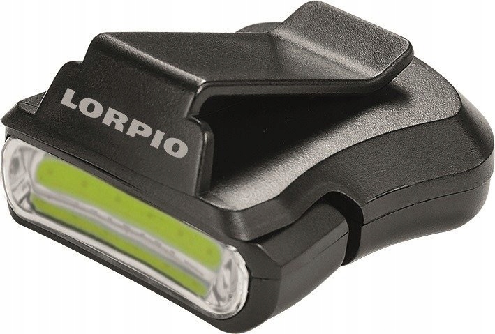 Latarka Lorpio Cob Led Z Klipsem Na Daszek