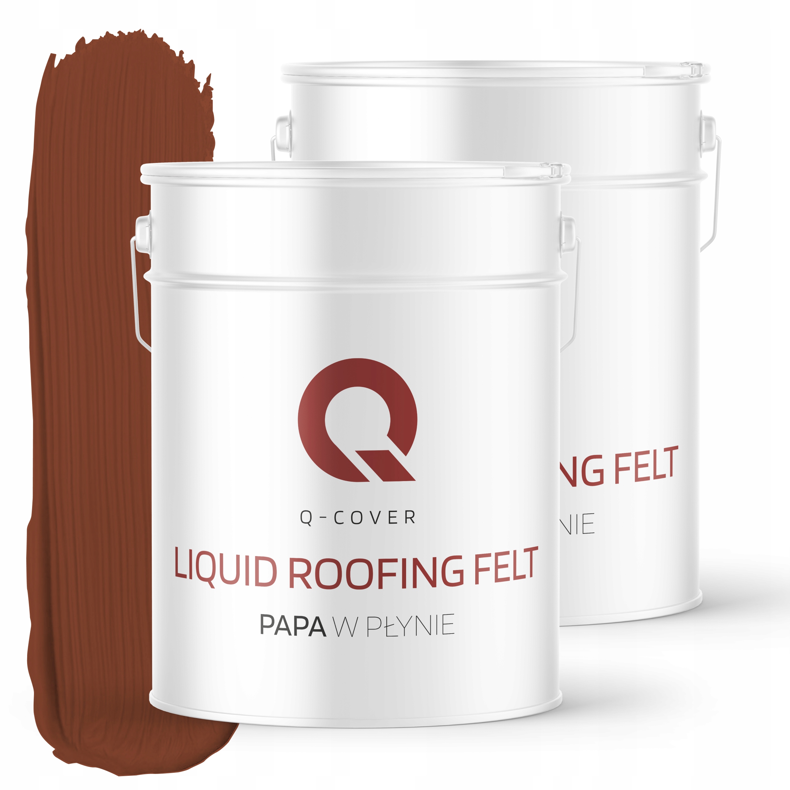 Tekutá Papa 13 Kg, Mrazuvzdorný Tesniaci Materiál, Vodeodolná Farba, Tehlová Farba