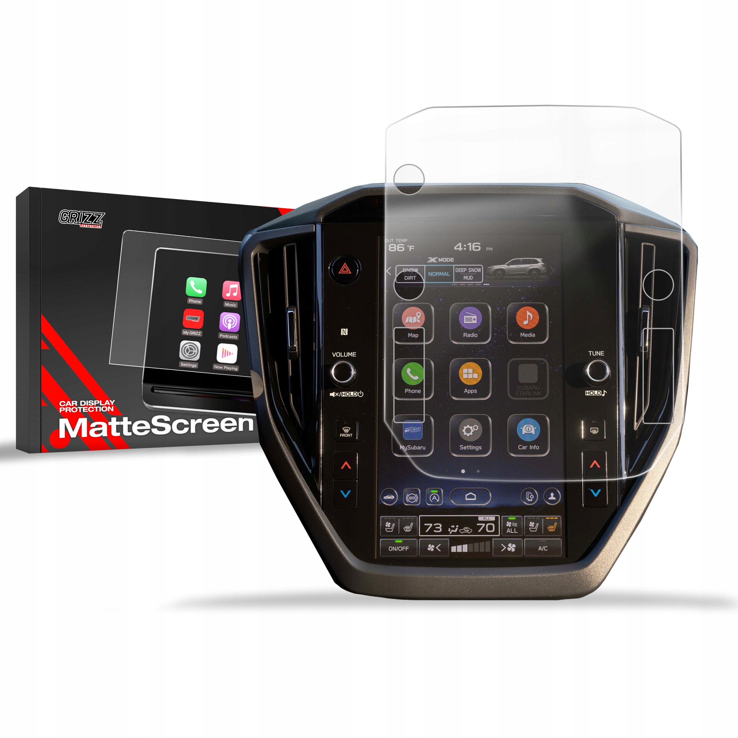 Folia Antyodciskowa do Subaru Crosstrek 11,6" (2024-2025)