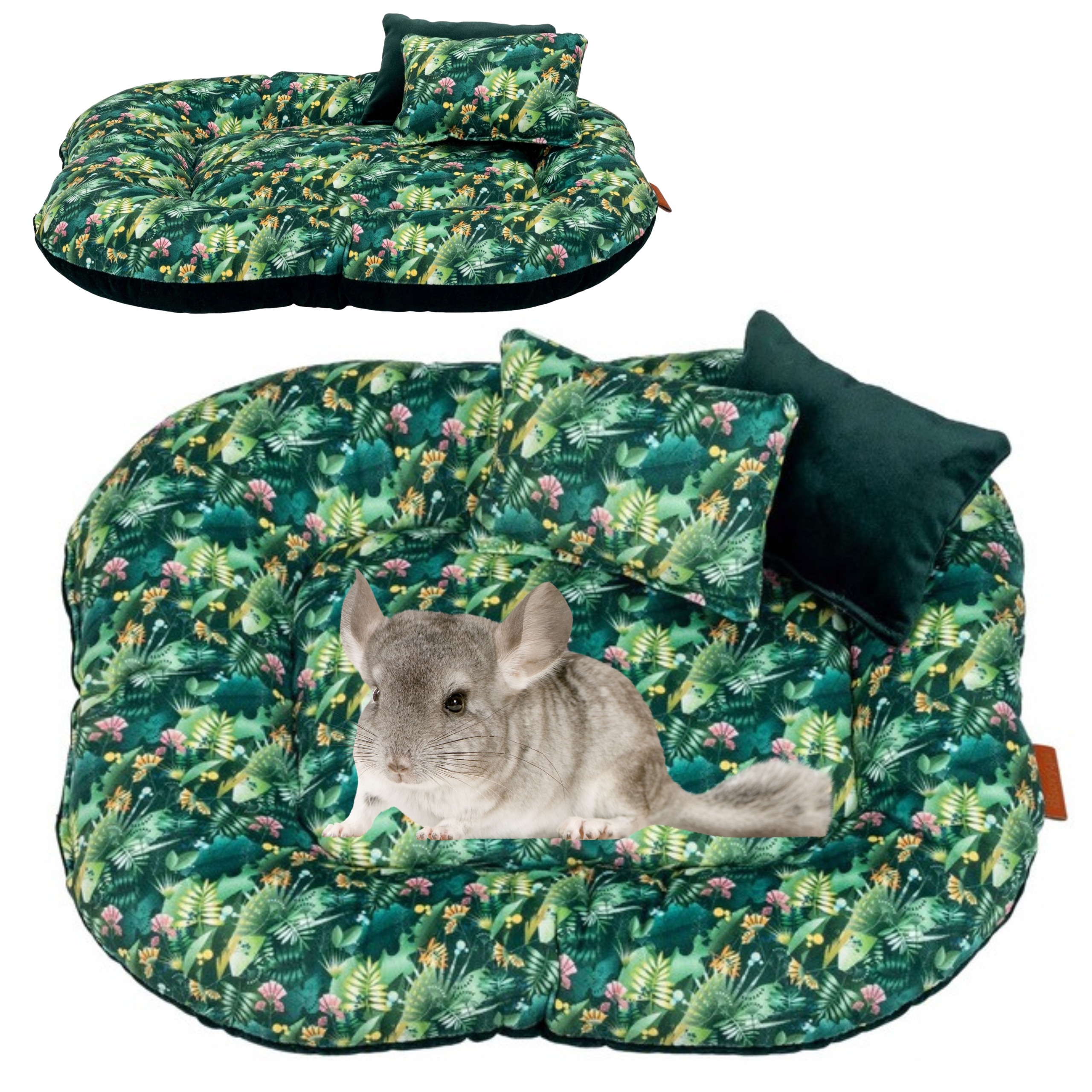 Levně Pelíšek Potah Domeček pro morče, hlodavce, králíka 32x37 cm Zelený