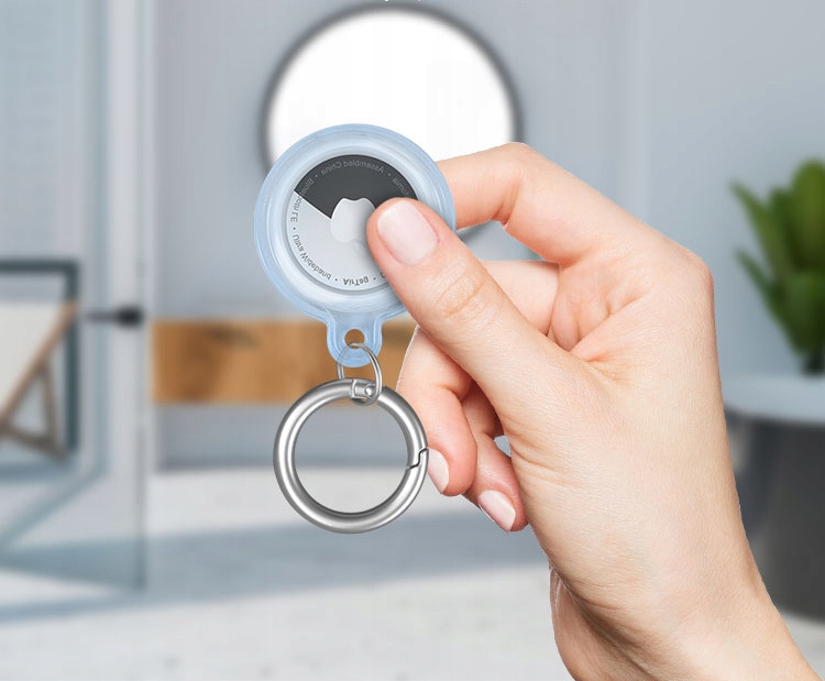 AIRTAG CASE Brelok Plecak Pies i kot NIEBIESKI Marka Inna