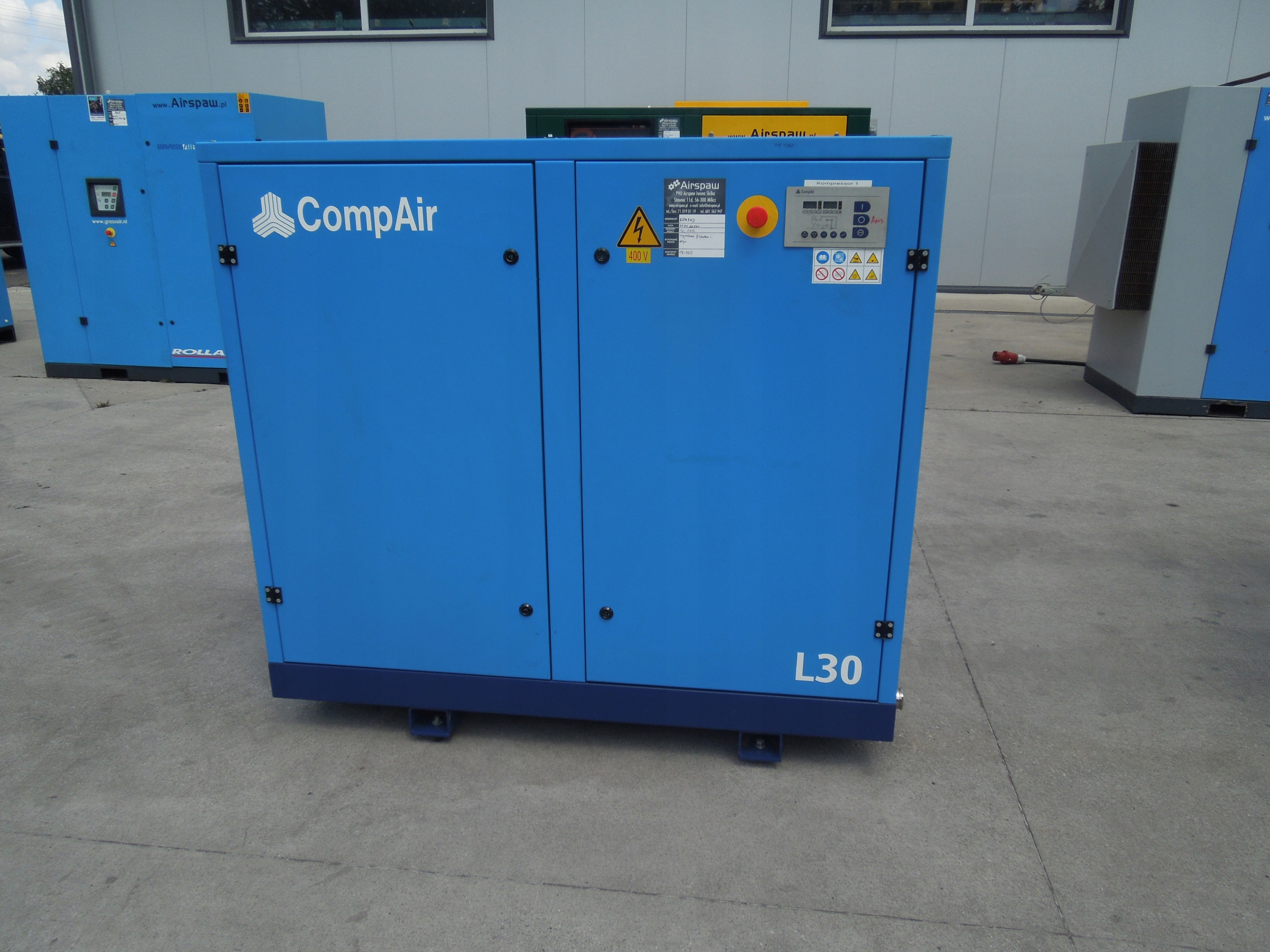 KOMPRESOR ŚRUBOWY COMPAIR 30kw 4,20m3/min