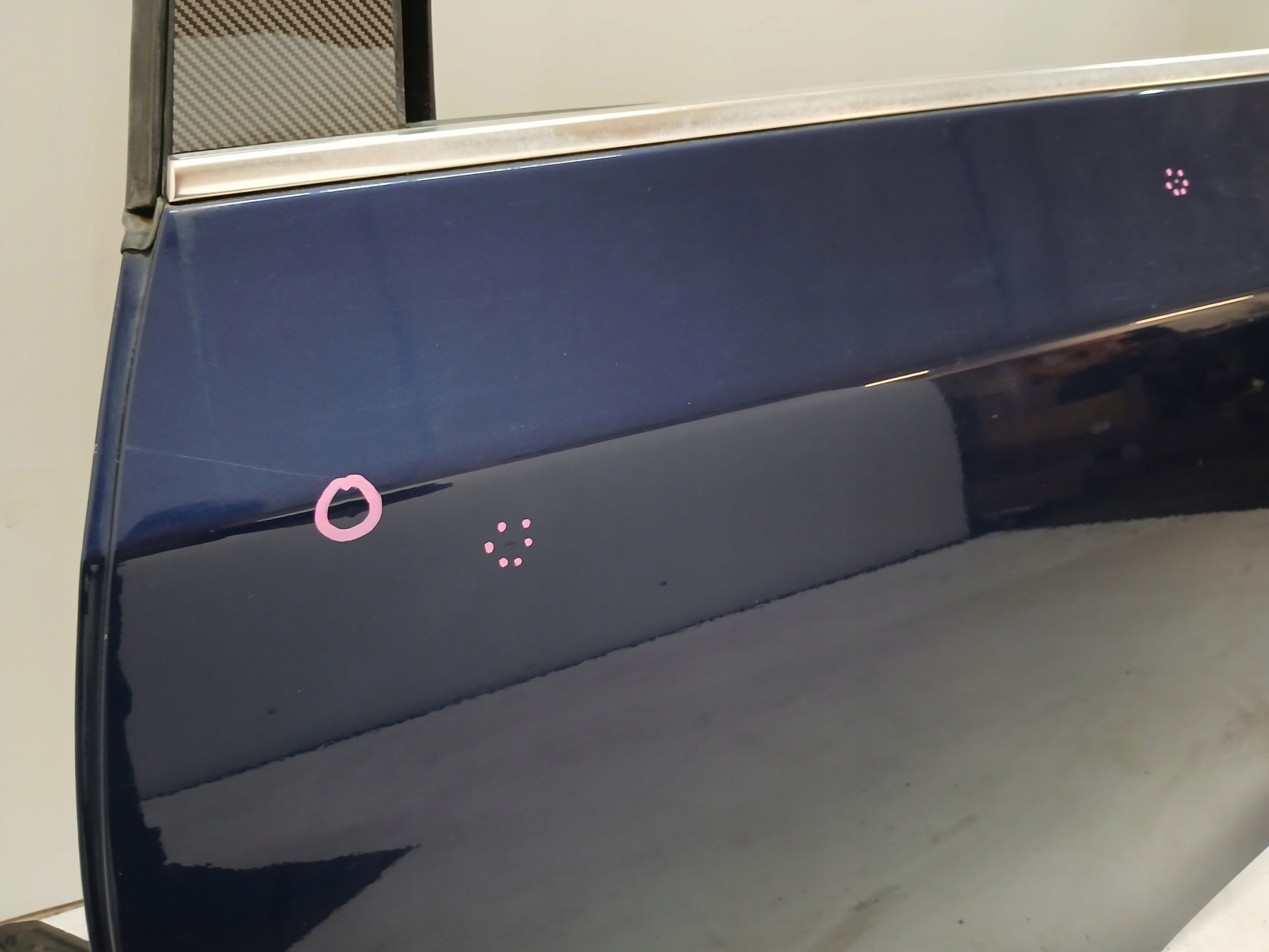 door left rear. rear part BMW E60 A76/5 TIEFSEEBLAU