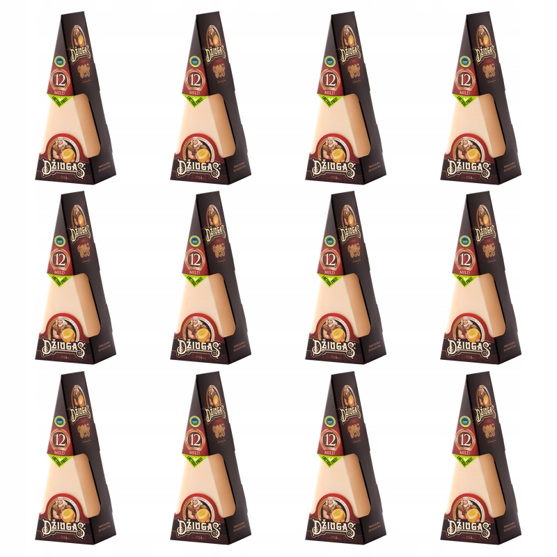 Ser twardy Dziugas Mild 12 m. 160 g X12