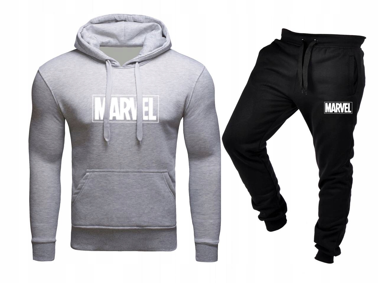 Tepláková Souprava Teplákovka Marvel Mikina A Kalhoty Šedá Černá M
