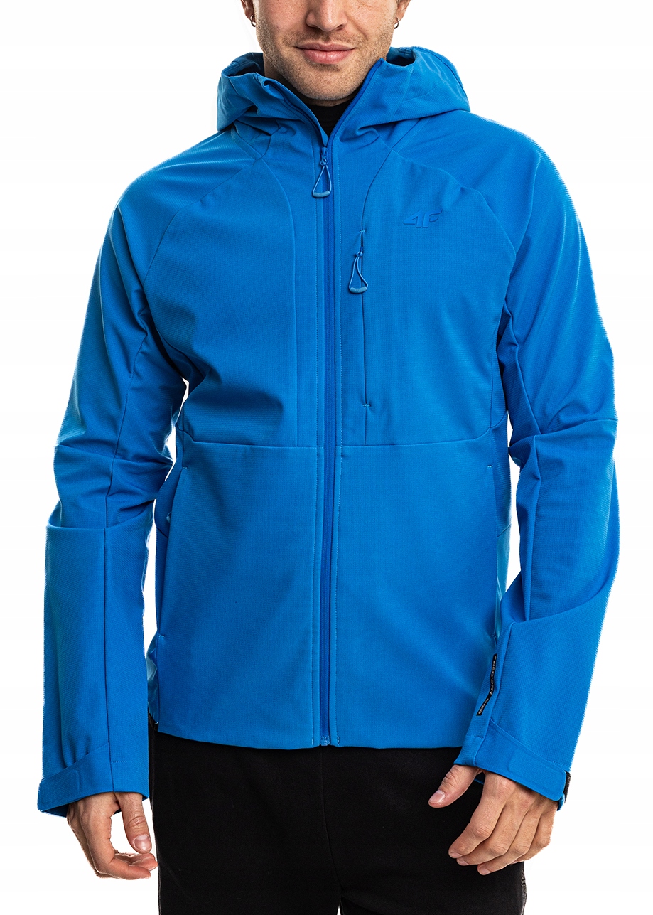 Pánská softshellová bunda 4F Hydrofobní s kapucí Sportovní vel S