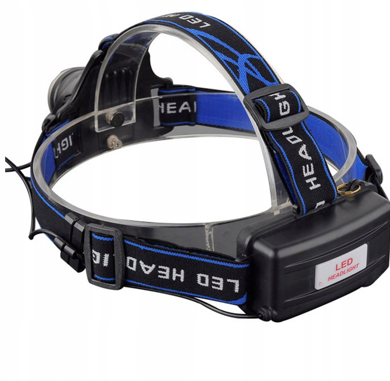 LATARKA CZOŁOWA LED ZOOM XML T6 CZOŁÓWKA ROWER Zasilanie akumulatorowe