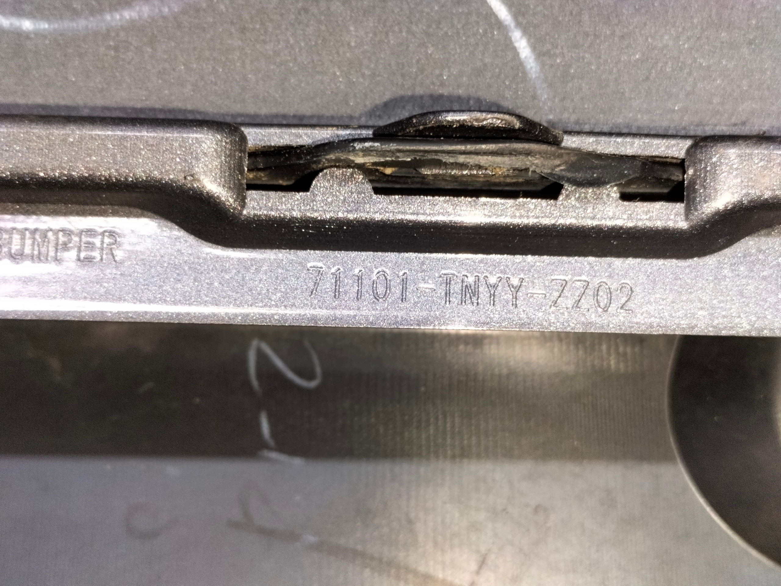 front bumper front HONDA CRV CR-V 5 V 17-20 wersja below washers