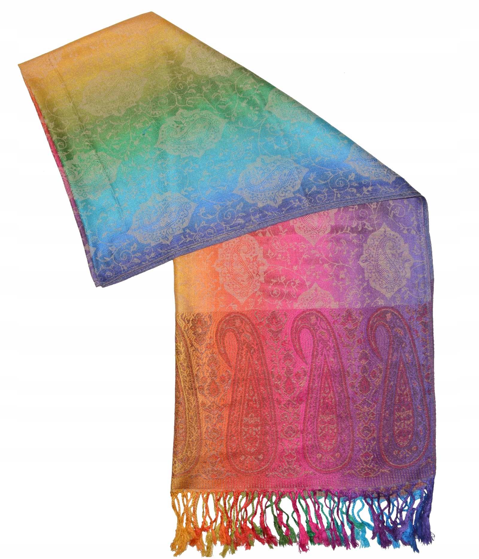 

Indyjski Szal styl pashmina orient sari 186 x 70
