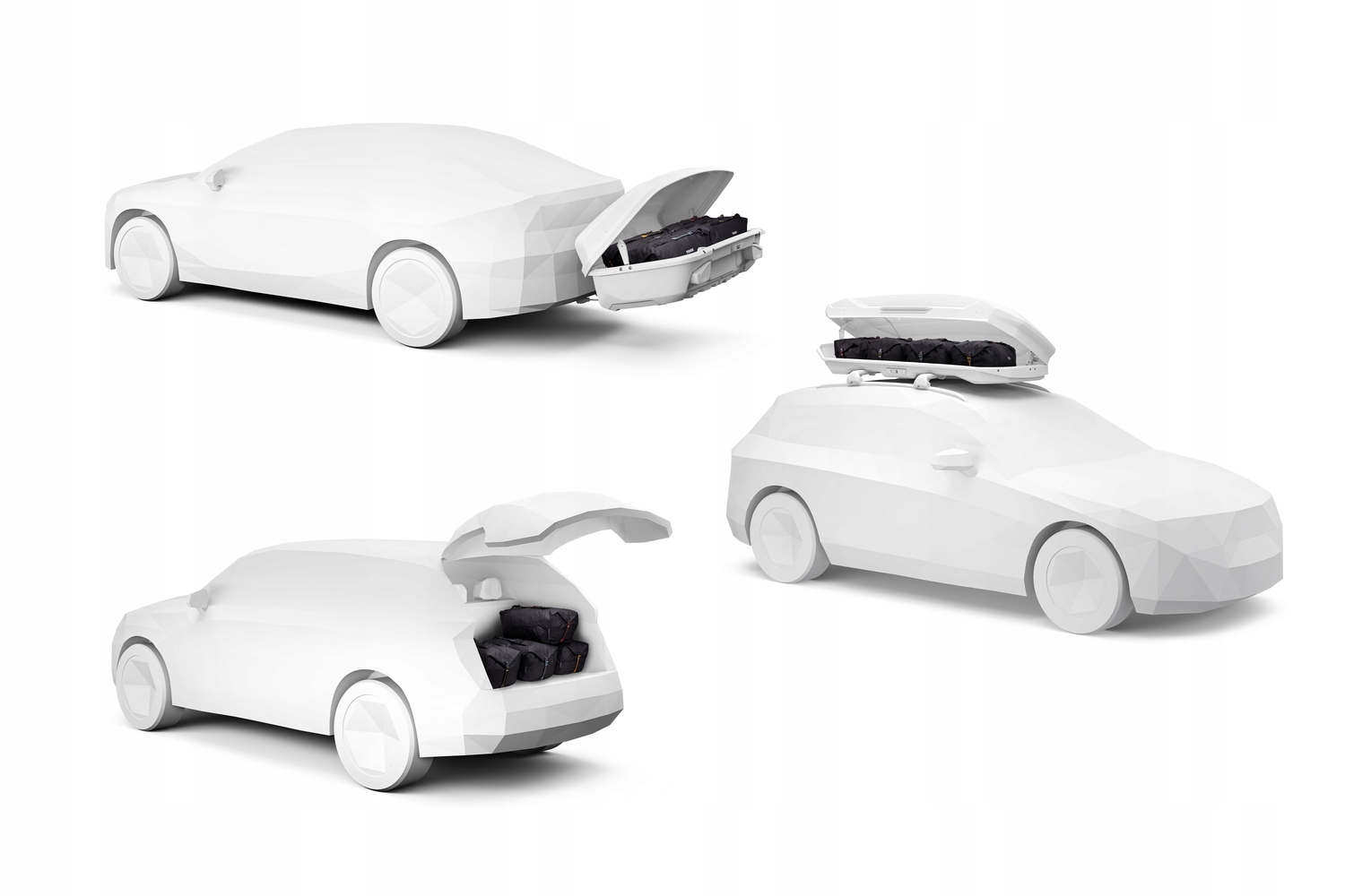 Zestaw toreb do bagażnika Thule GoPack Duffel Set 800604 Wodoodporność nie